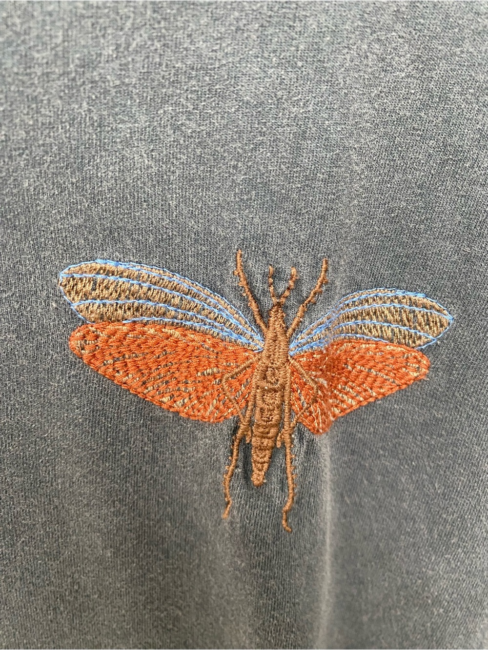 Disturbia cotton embroidered griffinfly T-Shirt dress size large - Picture 5 of 8